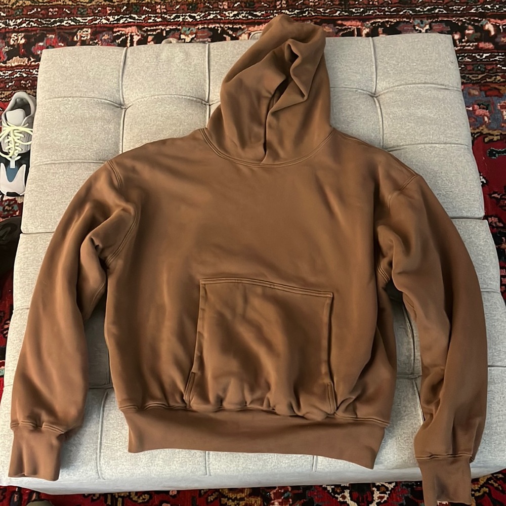 Yeezy Gap Perfect Hoodie Brown, Size Large, Worn Once